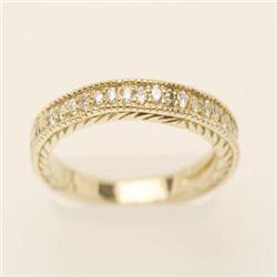 Engagement Ring .25 ctw Diamond 14K Yellow Gold