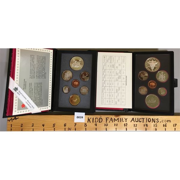 LOT OF 2 - 1982 & 1989 RCM PROOF SETS