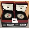 Image 1 : LOT OF 2 - RCM 2007 & 2008 25 CENT FINE SILVER COINS