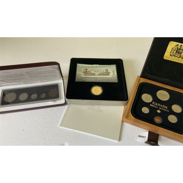LOT OF 3 - CND MINT PROOF SETS 