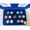 Image 1 : CND PROOF SET OF 13 PROVINCIAL COMMEMORITIVE 25 CENT COINS