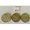 Image 2 : LOT OF 3 - 1921 MORGAN SILVER DOLLARS - PEACE DOLLARS