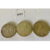 Image 2 : LOT OF 3 - 1921, 1922, 1923 SILVER DOLLARS - PEACE DOLLARS