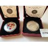 Image 1 : LOT OF 2 - 2004 1 OZ SILVER $5 COIN & 2009 $20 SILVER COIN