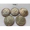 Image 2 : LOT OF 5 - CND CENTENNIAL SILVER DOLLARS - 1967