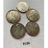 Image 2 : LOT OF 5 - CND CENTENNIAL SILVER DOLLARS - 1967