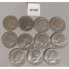Image 2 : LOT OF 11; 1971-1976 USA HALF DOLLAR COINS
