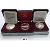 Image 1 : LOT OF 3 - 1984, 88, 90 RCM PROOF SILVER DOLLARS