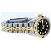 Image 3 : Rolex Ladies 2 Tone Black Diamond & Emerald 26mm Oyster Datejust Wristwatch