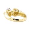 Image 3 : 1.05 ctw Blue Sapphire And Diamond Ring - 14KT Yellow Gold
