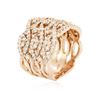 Image 3 : 14KT Rose Gold 1.40 ctw Diamond Ring