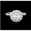 Image 2 : 14KT White Gold 1.94 ctw Diamond Ring
