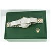 Image 9 : Rolex Mens 2 Tone MOP Sapphire Diamond Channel Set Datejust 36MM Oyster Perpetua