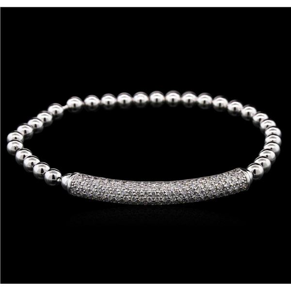 1.27 ctw Diamond Bracelet - 14KT White Gold