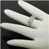 Image 3 : Antique Art Deco 18kt White Gold 0.55 ctw European Cut Diamond Filigree Ring