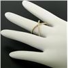 Image 7 : 14k Yellow Gold 0.50 ctw Round Brilliant Diamond Simple X Ex Cross Band Ring