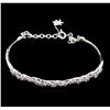 Image 1 : 0.87 ctw Diamond Bracelet - 14KT White Gold