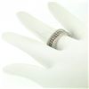 Image 3 : NEW Ladies 14k Gold 1.00 ctw Round White & Brown Diamond Wide Crossover Band Rin