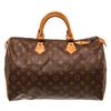 Image 1 : Louis Vuitton Brown Speedy 35cm Satchel Bag