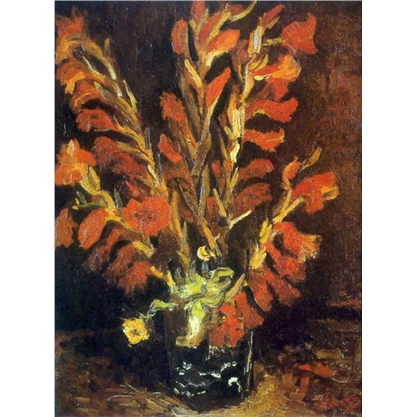 Van Gogh - Red Gladioli