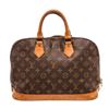Image 1 : Louis Vuitton Brown Alma MM Satchel Bag