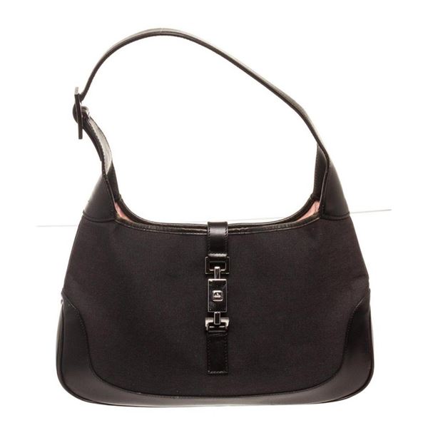 Gucci Black Vintage Jackie Ba Hobo Bag