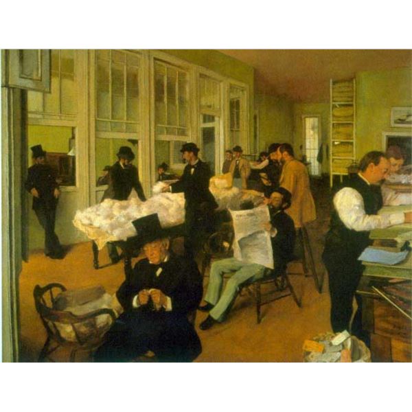 Edgar Degas - Cotton Exchange