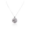 Image 2 : 14KT White Gold 3.88 ctw Diamond Pendant With Chain