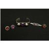 Image 2 : Set Of 5 Native American Fire Opal Jewlery