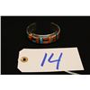 Image 1 : Native American Inlayed Silver Bracelet