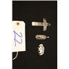 Image 1 : Set Of 3 Native American Sterling Pendants & Pins