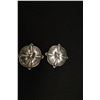 Image 3 : Set Of 6 Native American Silver Clip Earrings