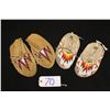 Image 1 : Two Pairs Plateau Beaded Moccasins