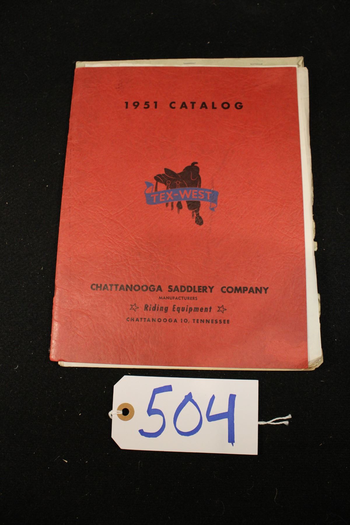 Chattanooga Saddlery Co Catalog 1951