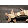 Image 3 : Unmarked Texas Style Silver Overlay Spurs