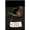 Image 1 : Unsigned Texas Style Silver Mounted Card Suit Spurs