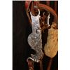 Image 3 : Unmarked Silver Overlay Bit w/ Buckstich Headstall