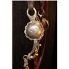 Image 3 : Unmarked Silver Overlay Concho Bit w/Headstall