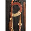 Image 2 : Lonnie Davis Silver Mounted Snaffle Bit w/ Rawhide Style Headstall;