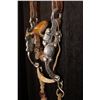 Image 5 : Bridle w/Fleming Silver Mounted Bit w/Heavy Rawhide & Kangaroo Reins/Romel