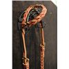 Image 2 : Unmarked Handmade Silver Mounted Snaffle Bit w/ Braided Headstall