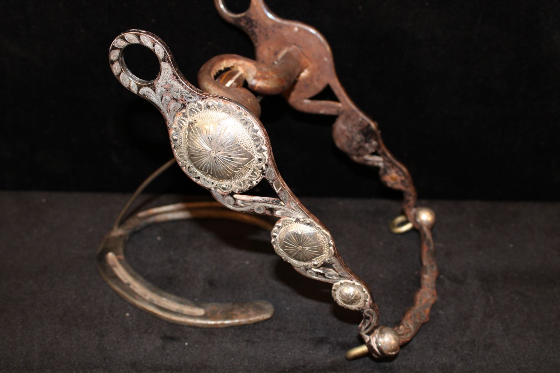 Unmarked Blued w/Silver Inlay & Overlay Bit