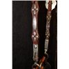 Image 3 : Unmarked Blued Steel Silver Mounted Bit w/Mexico Silver Mounted Headstall