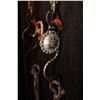 Image 6 : Unmarked Blued Steel Silver Mounted Bit w/Mexico Silver Mounted Headstall