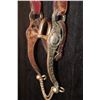Image 8 : J.R. Silver Inlay & Overlay Bit w/Sliding Ear Headstall w/Braided Rawhide
