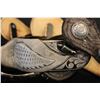 Image 6 : E. Garcia Copper Toned Swan Silver Inlay & Overlay Spurs