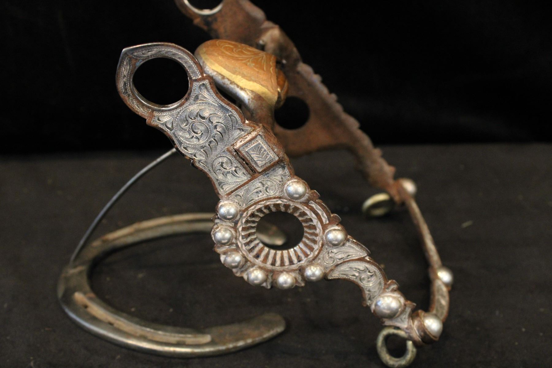 Smith & Edwards Blued Steel Silver Inlay & Overlay Bit