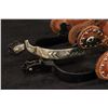 Image 4 : Two Unmarked Pairs Silver Mounted Using Spurs