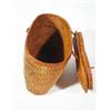 Image 3 : A FINE WOVEN CANE BASKET