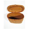 Image 4 : A FINE WOVEN CANE BASKET